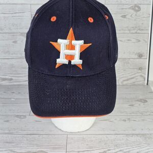 Houston Astros Navy Blue Fan Favorite Strap Back Hat Cap‎ Embroidered Logo